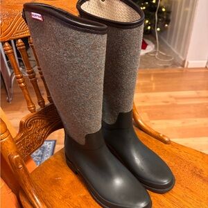 Hunter Two-Tone Tall Boots